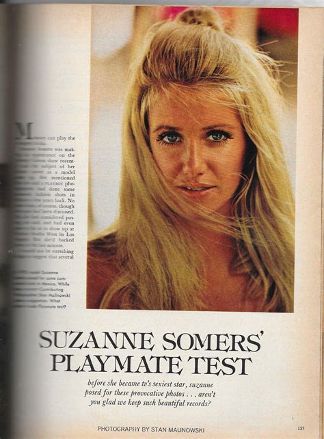 suzanne somers playboy pics|Through the years: Playboys nudes that made news